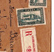 Lettre 1940 Maroc Casablanca Recommandée Gabès Sud Tunisien Tunisie Librairie La Palmeraie Radio Aeroport - Lettres & Documents