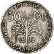 Guadeloupe, 50 Centimes, 1903, Paris, Cupro-nickel, TB+, KM:45 - Otros & Sin Clasificación