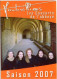 Delcampe - (76). SM. Le Havre. Montivilliers. Carte Publicitaire : Concerts De L'abbaye 2007, 2008, 2010 & 2011 & Impressionisme X2 - Montivilliers