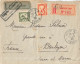 LETTRE REC AVION VIA SAIGON-MARSEILLE CAD HANOI TONKIN 12/4/33 POUR BARBIZON SEINE ET MARNE - Storia Postale