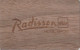 GERMANIA  KEY HOTEL  Radisson BLU Hotel Leipzig - WOODEN CARD - Hotel Keycards