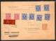 Amerik.+Brit. Zone (Bizone), 1946, 5, 8 (2) + 9(6), Brief - Covers & Documents