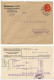 Germany 1928 Cover & Invoice; Leipzig - Rabinowicz & Co., Rauchwaren-Kommission; 15pf. Immanuel Kant - Lettres & Documents