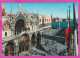 294008 / Italy - VENEZIA Basilica S. Marco PC 1965 USED 5+15 L  Sistine Chapel By Michelangelo Flamme SAVINGS DAY - 1961-70: Marcophilia