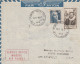 Delcampe - 1944 /1958 - Collection De 16 Enveloppes PAR AVION - POSTE AERIENNE - Nombreux Timbres - 32 Scans - Other & Unclassified