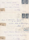 37048# LOT 15 LETTRES FRANCHISE PARTIELLE RECOMMANDE Obl RAHLING MOSELLE 1967 1968 Pour METZ 57 - Covers & Documents