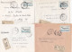 Delcampe - 37056# LOT 47 LETTRES FRANCHISE PARTIELLE RECOMMANDE Obl ST AVOLD MOSELLE SAINT 1967 1968 Pour METZ 57 - Covers & Documents