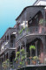 3 AK USA Louisiana * French Quarter In New Orleans - Lace Balconies St. Peter Street, Royal Street And Dumaine Street * - New Orleans