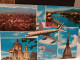 Cartolina Torino ,vedutine, Aereo Alitalia ,timbro Basilica Di Superga Anni 70 - Andere Monumenten & Gebouwen