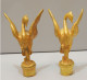 -2 ETOUFFOIRS BRONZE GRUES XIXe Pour BOUGEOIR ANCIEN Collection Déco BOUGIE      E - Chandeliers, Candelabras & Candleholders