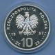 Polen 10 Zlotych 1997, Heiliger Adalbert, Silber, KM Y321 PP In Kapsel (m4657) - Polen