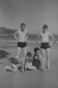 Négatif Film Snapshot -  PIN UP PLAGE  Famille Sur La Plage Homme Torse Nu - Glass Slides