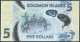 Solomon Islands - 5 Dollars - 2019 ( 2022 ) - Pick: New - Serie A/5 - Polymer - Salomons