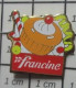 1618c Pin's Pins / Beau Et Rare / ALIMENTATION / GATEAU ANNIVERSAIRE FARINE FRANCINE - Alimentation