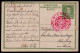 Jubiläums- Korrespondenz- Karte  Mit Rotem Stempel 2.XII.1908 Gelaufen - Used Stamps