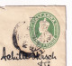 Delcampe - Lettre 1921 Postal Stationery Inde India Postage Half Anna La Chaux De Fonds Suisse Switzerland King George V - 1911-35 Koning George V