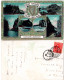 Irland, Best Wishes From Ireland, 1908 V. Maghera Gebr. Mehrbild Farb-AK - Storia Postale