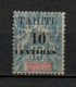 TAHITI  1903 .  N° 33 .  Neuf * (MH) . - Neufs