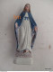 Statuette-SAINTE-VIERGE-en-porcelaine-polychrome-haut-13-cm-parfait-etat - Popular Art