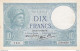 10 Francs  - Minerve  OM . 28 - 11 - 1940   - 745.    Z 80628 - 10 F 1916-1942 ''Minerve''