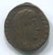 LATE ROMAN EMPIRE Coin Ancient Authentic Roman Coin 1.2g/15mm #ANT2259.14.U.A - The End Of Empire (363 AD Tot 476 AD)