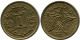 1 FRANC 1945 MARRUECOS MOROCCO Islámico Moneda #AH617.3.E.A - Maroc