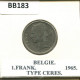 1 FRANC 1965 DUTCH Text BELGIUM Coin #BB183.U.A - 1 Franc