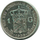 1 GULDEN 1939 NEERLANDÉS NETHERLANDS PLATA Moneda #AR935.E.A - 1 Florín Holandés (Gulden)