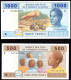 Billet Bank Note 1000 Et 500 CFA XAF Banque Des Etats De L'Afrique Centrale 2002 - Autres - Afrique