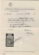 1908 MH Nederlands Indië NVPH 79a With Old Certificate - India Holandeses