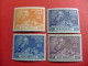 55 NEW HEBRIDES 1949 / 75 ANIV. U.P.U. (MONUMENTO De BERNE ) / YVERT 136 / 139 MNH - UPU (Union Postale Universelle)