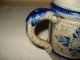 Delcampe - O18 (3) / Chope à Bière En Grès Bleu 04 L - Inscrite En Allemand - Superbe état - Est (FRA)