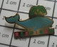 1818c Pin's Pins / Beau Et Rare / ANIMAUX / BALEINE BLEUE RESPIRER CETACE - Animals