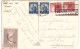 CARTOLINA BUON NATALE ANNULLO TARGHETTA L'EUROPEO ERINOFILO ASSOCIAZIONE ITALIA URSS - 1946-60: Poststempel