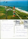 Ansichtskarte Wangerooge Luftbild Mit Leuchtturm (Lighthouse) Nordsee 1987 - Wangerooge