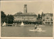 Ansichtskarte Lindau (Bodensee) Trettboot Auf Dem Bodensee Vor Der Stadt 1950 - Sonstige & Ohne Zuordnung