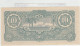 BILLETE MALAYA 10 DOLARES 1942 P-M7b - Autres - Asie