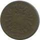 2 PFENNIG 1876 D DEUTSCHLAND Münze GERMANY #AE557.D.A - 2 Pfennig