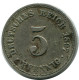 5 PFENNIG 1897 A ALLEMAGNE Pièce GERMANY #DA765.F.A - 5 Pfennig