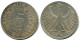 5 DM 1951 F WEST & UNIFIED GERMANY Coin #DB336.U.A - 5 Marchi