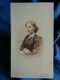 Photo Cdv A. Osbert, Paris - Femme, Joli Portrait Nuage, Second Empire Ca 1865 L444 - Alte (vor 1900)