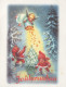 ÁNGEL NAVIDAD Vintage Tarjeta Postal CPSMPF #PAG864.A - Anges