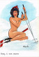 CPM AK Skiing Nude Woman PIN UP RISQUE NUDES (1410619) - Pin-Ups