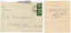 Germany 1939 Cover & Letter; Plauen (Vogtland) To Schiplage; 6pf. Hindenburg, Pair - Covers & Documents