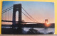 (NEW2) NEW YORK - THE GEORGE WASHINGONT BRIDGE - VIAGGIATA 1959 - Ponti E Gallerie
