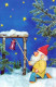 WEIHNACHTSMANN SANTA CLAUS WEIHNACHTSFERIEN Vintage Postkarte CPSMPF #PAJ456.DE - Santa Claus