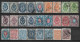 1883-1922 RUSSIA Set Of 22 Used + 2 MLH Stamps (Scott # 35,42,46-51,92,231) - Oblitérés