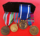 Delcampe - Barrette 4 Medailles Troupes De Marine Ex Yougoslavie Sarajevo - Frankreich