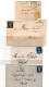 FRANCE  JOLI LOT DE 6 LETTRES  NAPOLEON DONT REPUBLIQUE   A ETUDIER - Andere & Zonder Classificatie