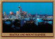 72855789 Seattle Downtown At Night Mount Rainier  - Andere & Zonder Classificatie